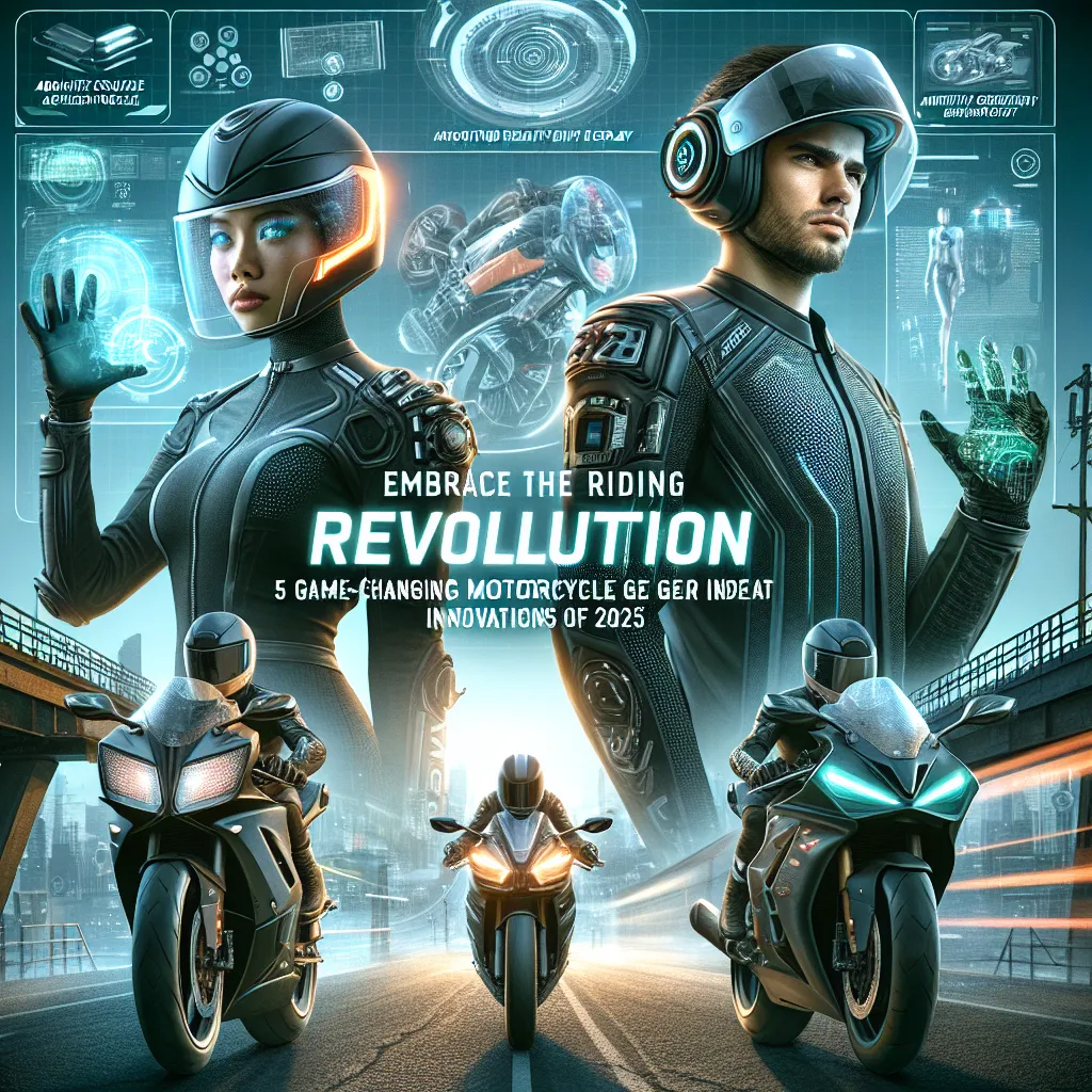 Embrace the Riding Revolution: 5 Game-Changing Motorcycle Gear Innovations of 2025