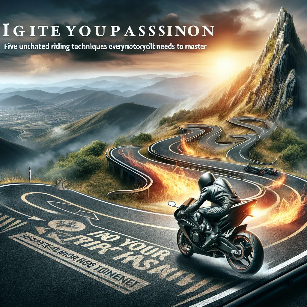 Ignite Your Passion: Five Uncharted Riding Techniques every Motorcyclist Needs to Master