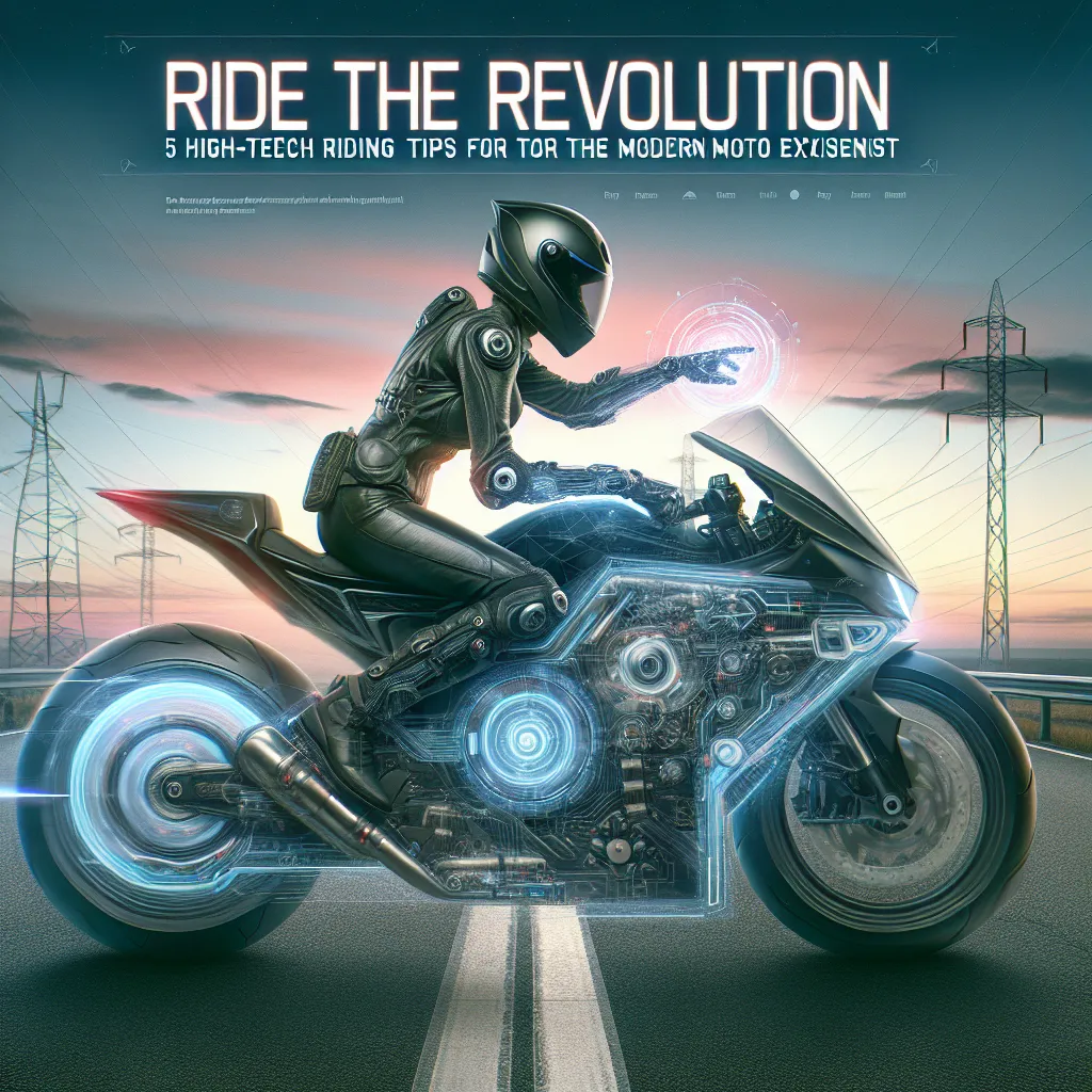 Ride the Revolution: 5 High-Tech Riding Tips for the Modern Moto Enthusiast