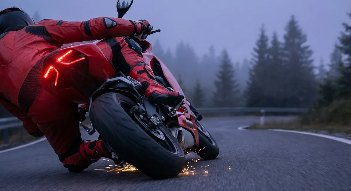 Brake-Driven Cornering: Riding the Line Between Control and Chaos