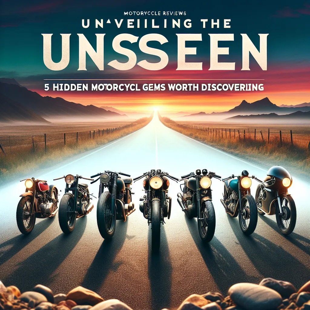 Unveiling the Unseen: 5 Hidden Motorcycle Gems Worth Discovering