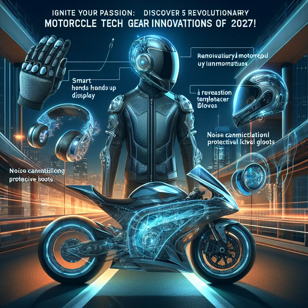 Ignite Your Passion: Discover 5 Revolutionary Motorcycle Gear Innovations of 2027!