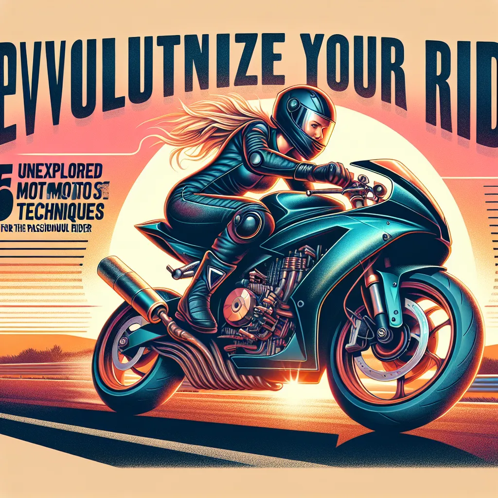 Revolutionize Your Ride: 5 Unexplored Moto Techniques for the Passionate Rider