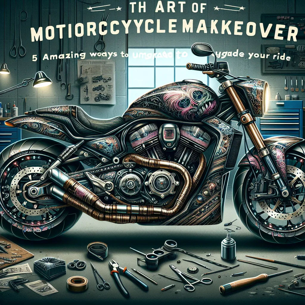 The Art of Motorcycle Makeover: 5 Amazing Ways to Upgrade Your Ride