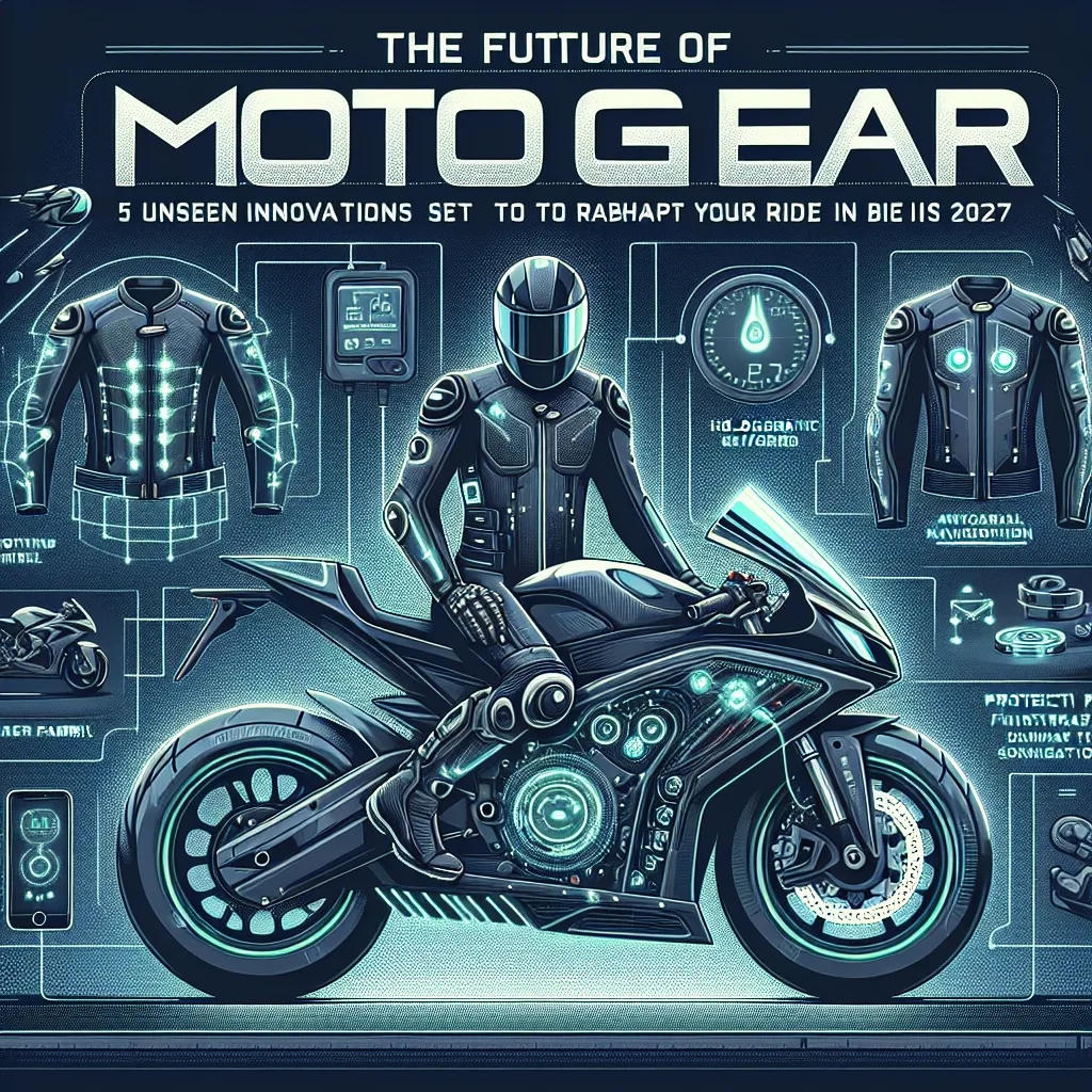 The Future of Moto Gear: 5 Unseen Innovations Set to Revamp Your Ride in 2027