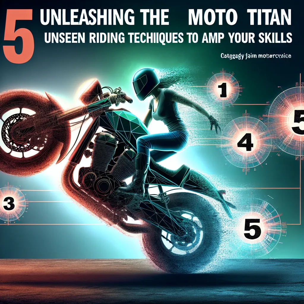 Unleashing the Moto Titan: 5 Unseen Riding Techniques to Amp Up Your Skills