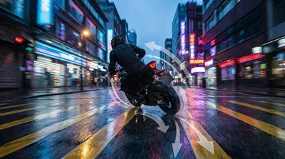 Street Physics in Real Time: Riding With Deliberate Precision